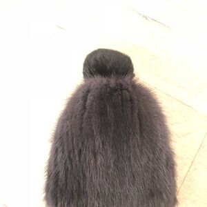 Real mink Pom Pom hat